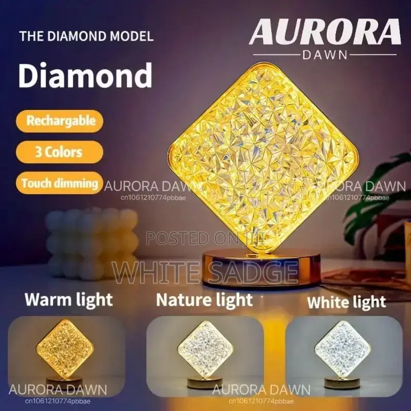 Morden Chargeable Bed Side Lamp 3color