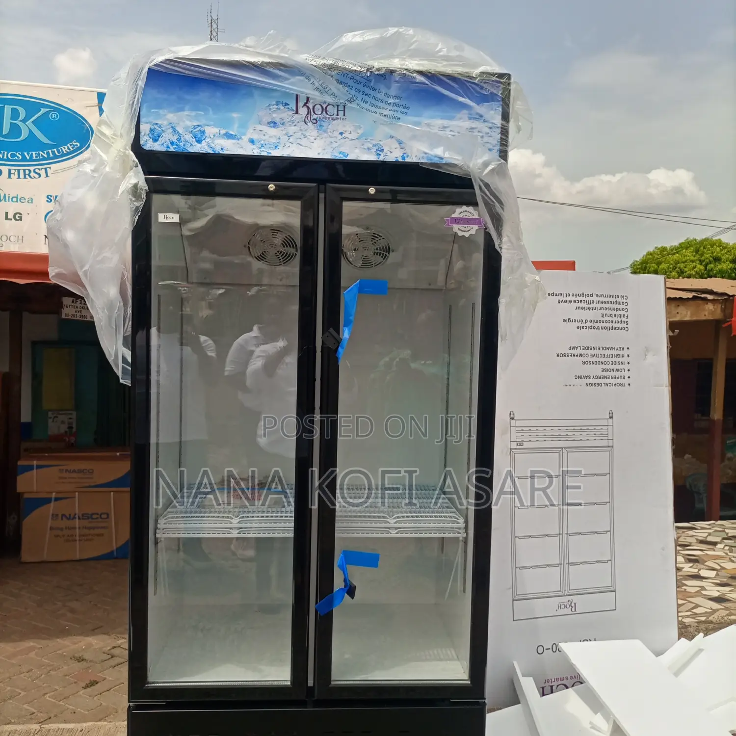 Roch 500litres Display Refrigerator