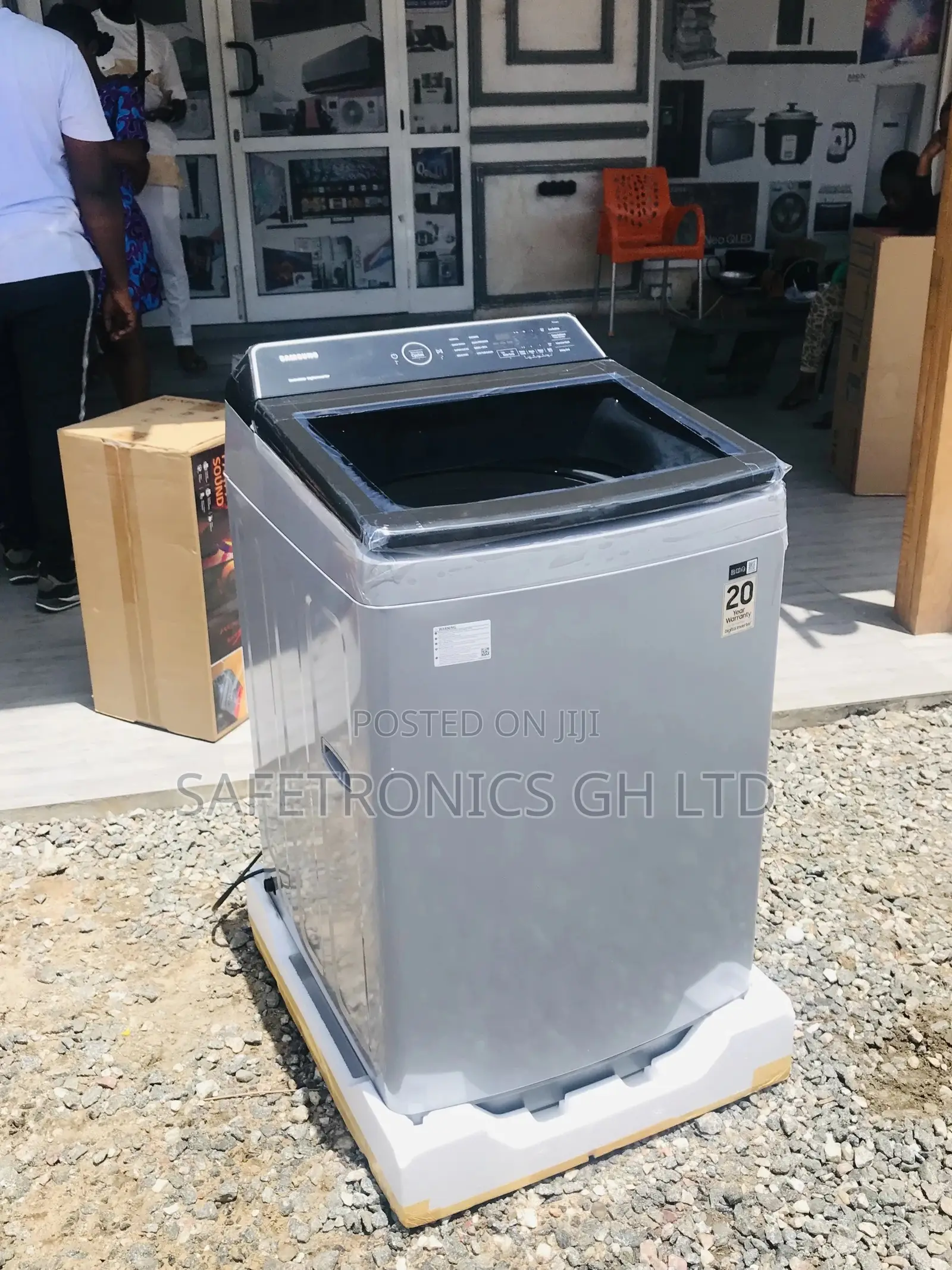 Samsung 13kg Topload Fullyautomatic Gray Washingmachine