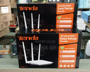 Tenda F3 Wireless Router 300mbps 2.4g Wi-Fi 3*5dbi Antennas