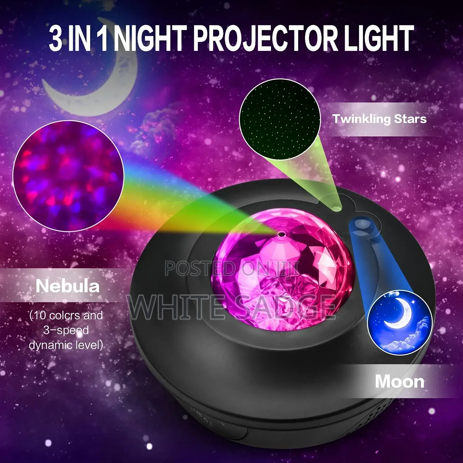 Muiti Purpose Projector With Remote Control