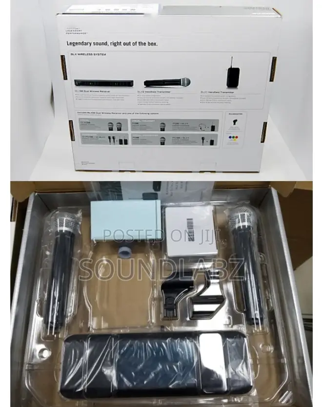Blx288 Pg58 Beta58 2-Channel Wireless Microphone