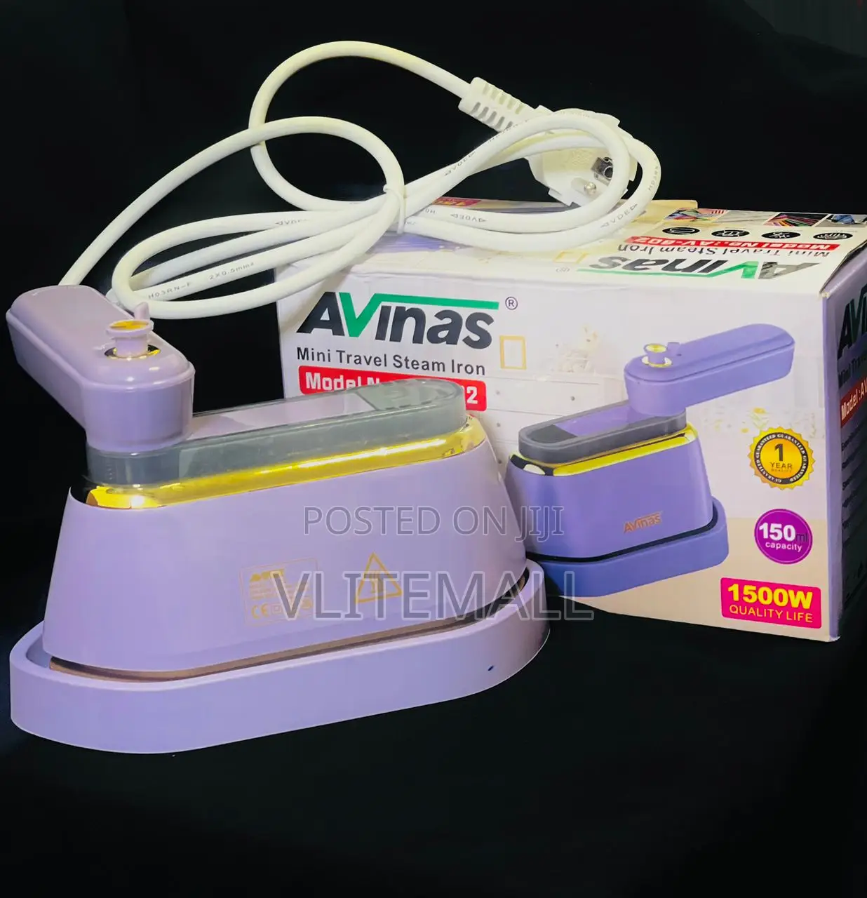 AVINAS Mini Travel Steam Iron ( AV-602 )