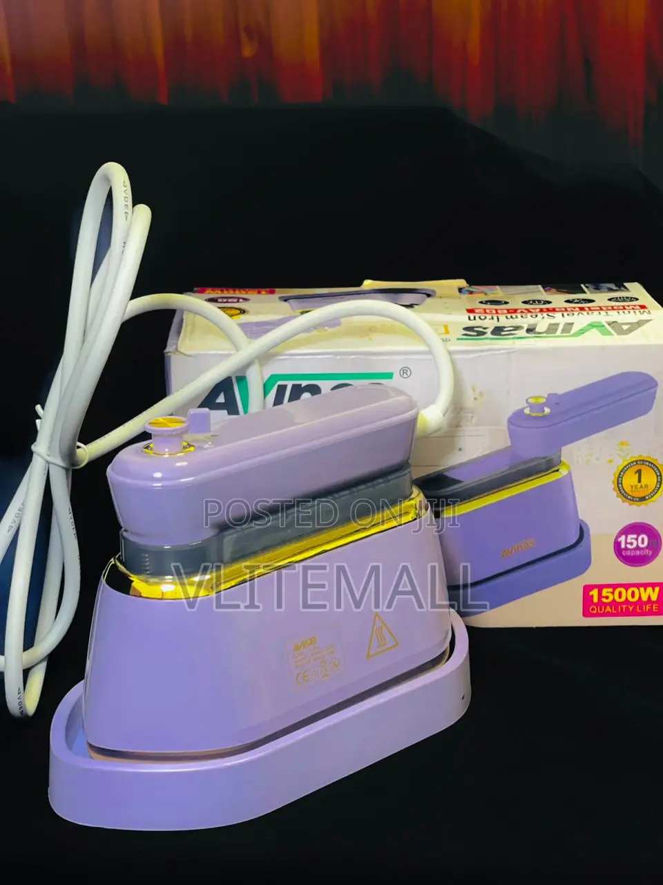 AVINAS Mini Travel Steam Iron ( AV-602 )