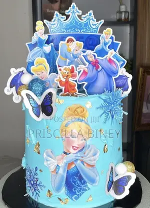 Girly Character Cake