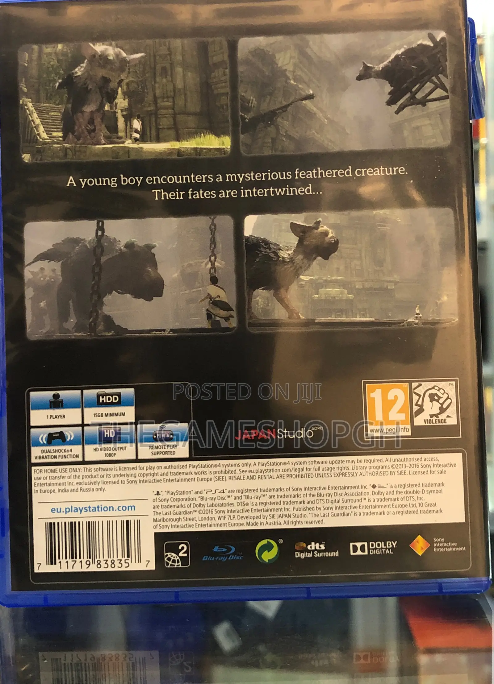 The Last Guardian Ps4
