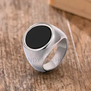 Men Smooth Signet Ring