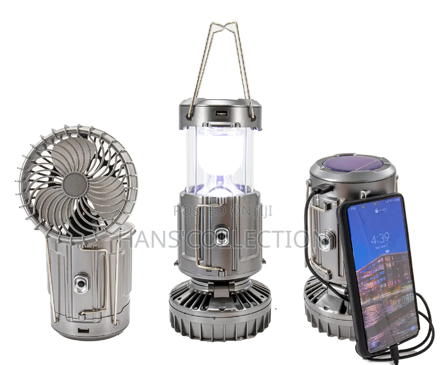 Rechargeable Camp Light and Fan