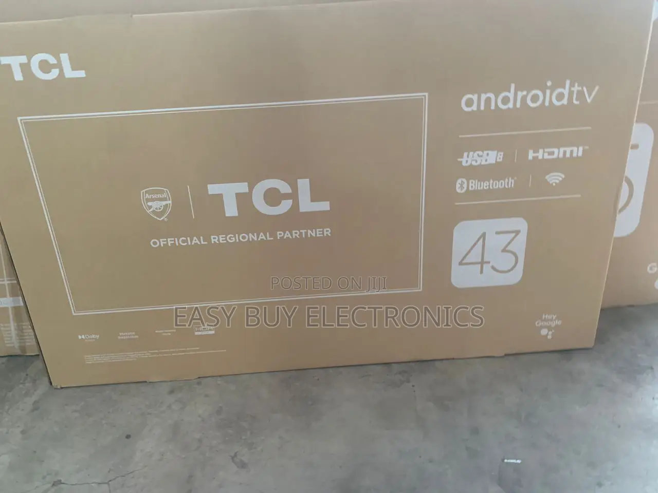 Slim Frameless Android 43"