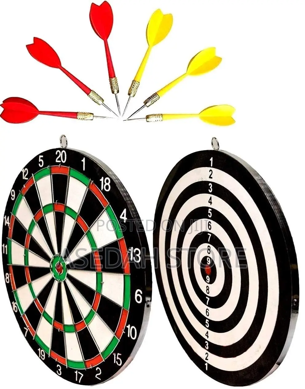 Dart Board Set 15" With 6 Dart Needles