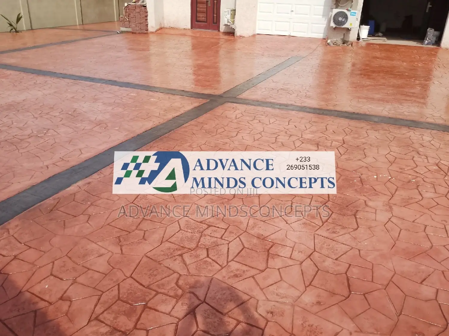 ICE CRACKER(Broken Tiles) STAMP