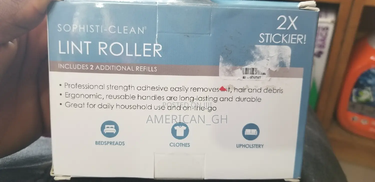 Sophisticlean Lint Roller With 2 Refills
(240 Pre-Cut)