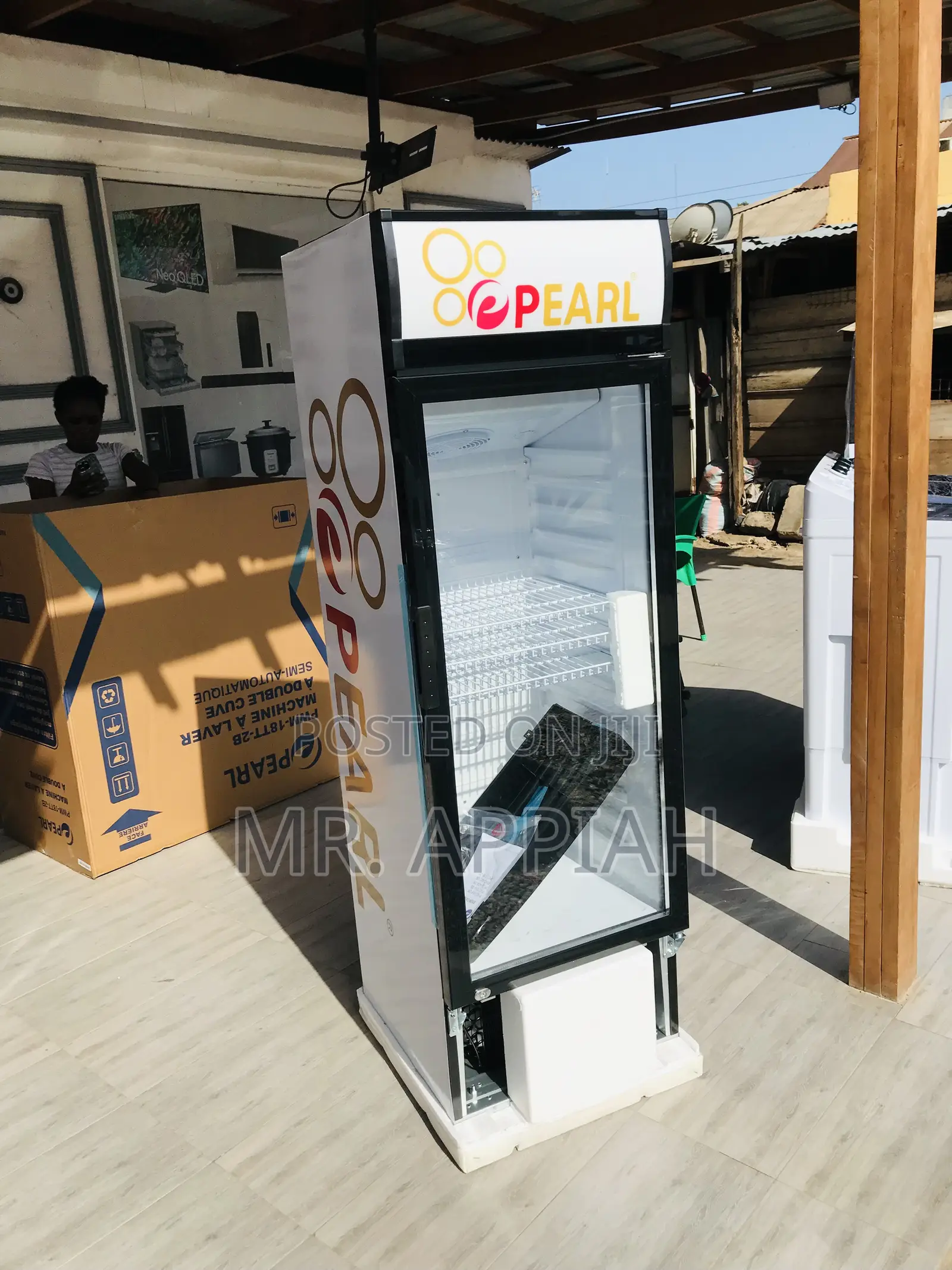 Fast Chilling Pearl PVC 316-2b 1 Door Beverage Cooler