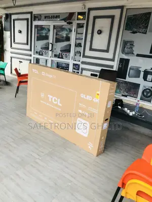 75 Inches Glossy Black Qled TCL C645 Smart Tv