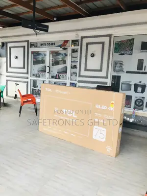 75 Inches Glossy Black Qled TCL C645 Smart Tv