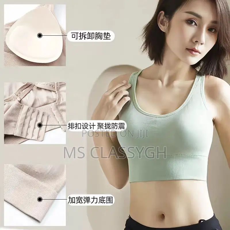 Back Button Adjustable Shock-Proof Push-Up Running Sports Br