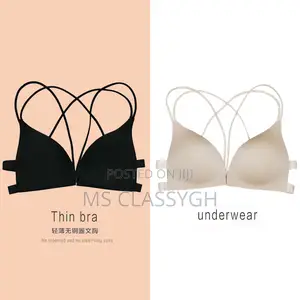 Front-buttoned Double-layer Bra Fashionable Back-wrappe