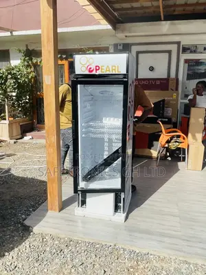 Glass White Pearl PVC-316 Display Singledoor Fridge