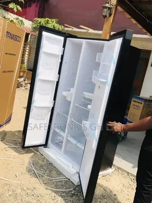 Sealed Side by Side Nasco Black Nassb2-64s Fridge