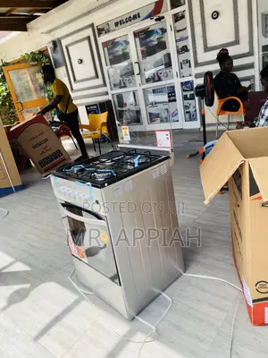 High Quality Volcano 50x50 3 Gas + 1 Electric Burner(Gray).