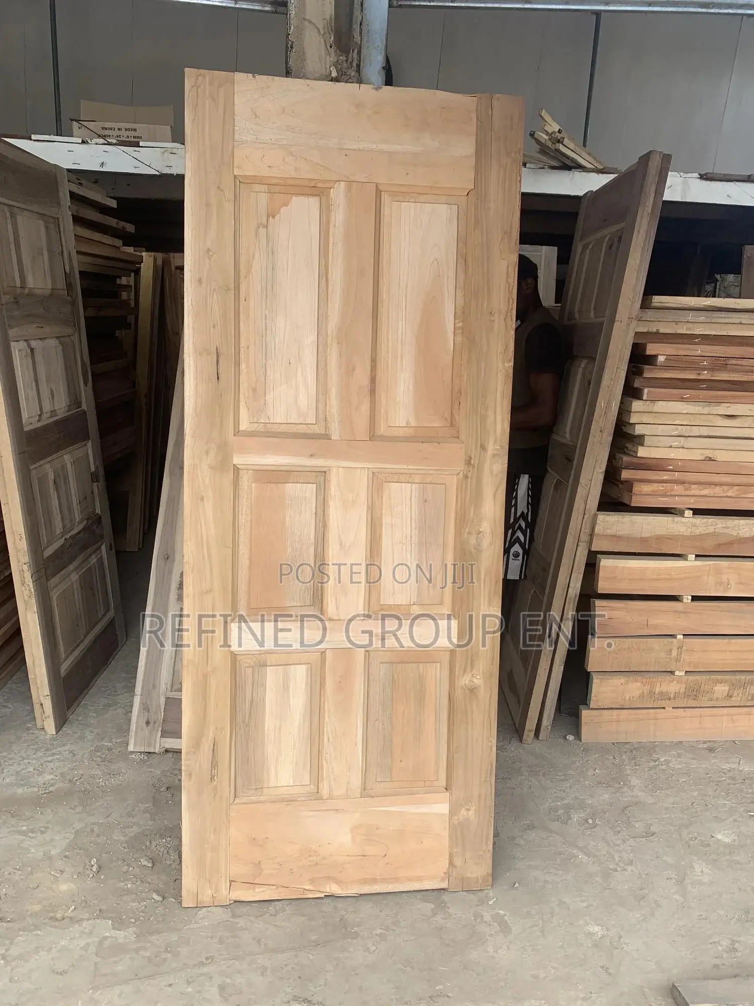 Ghana Made Doors. Hardwood