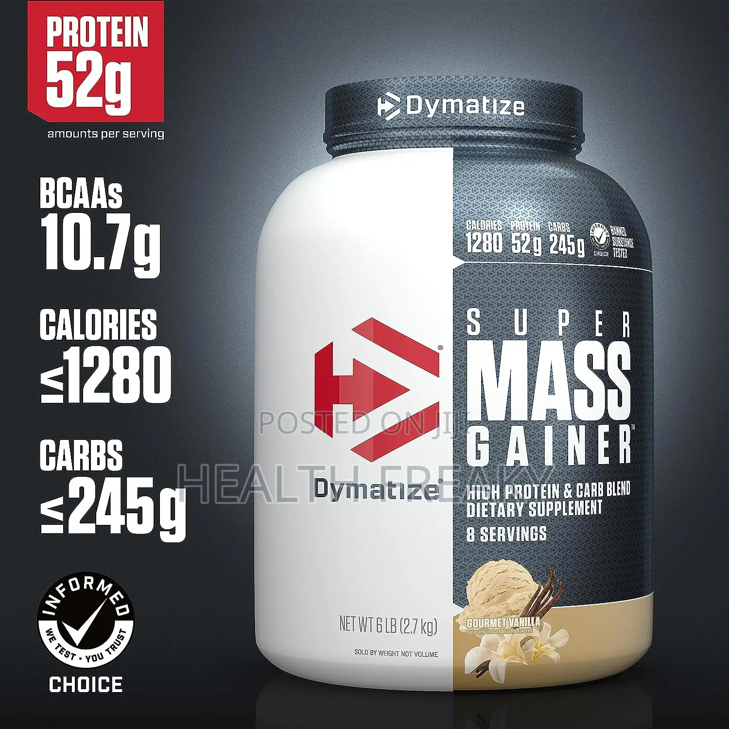 Protein Dymatize Super Mass Gainer Muscle Growth Weight Gain