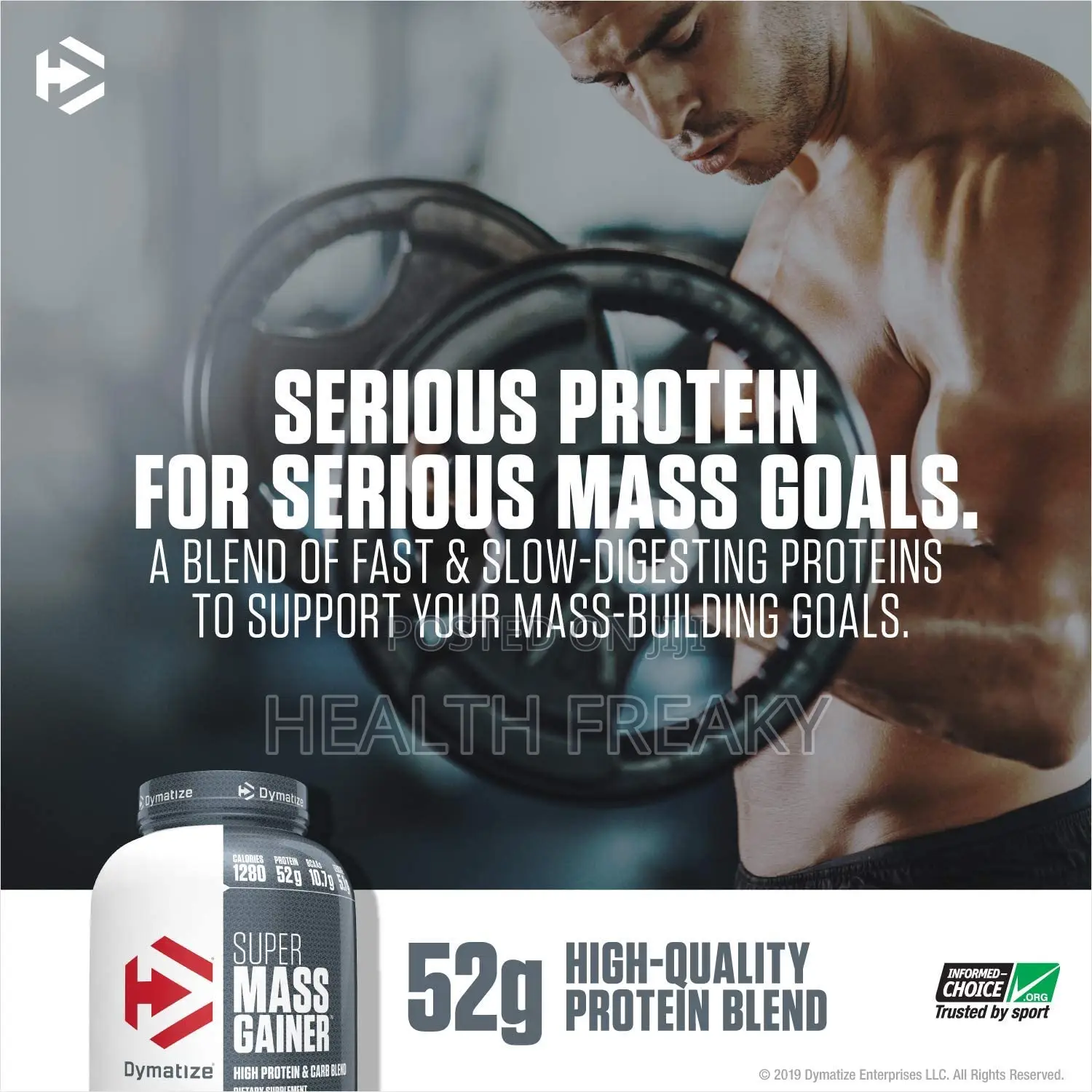Protein Dymatize Super Mass Gainer Muscle Growth Weight Gain