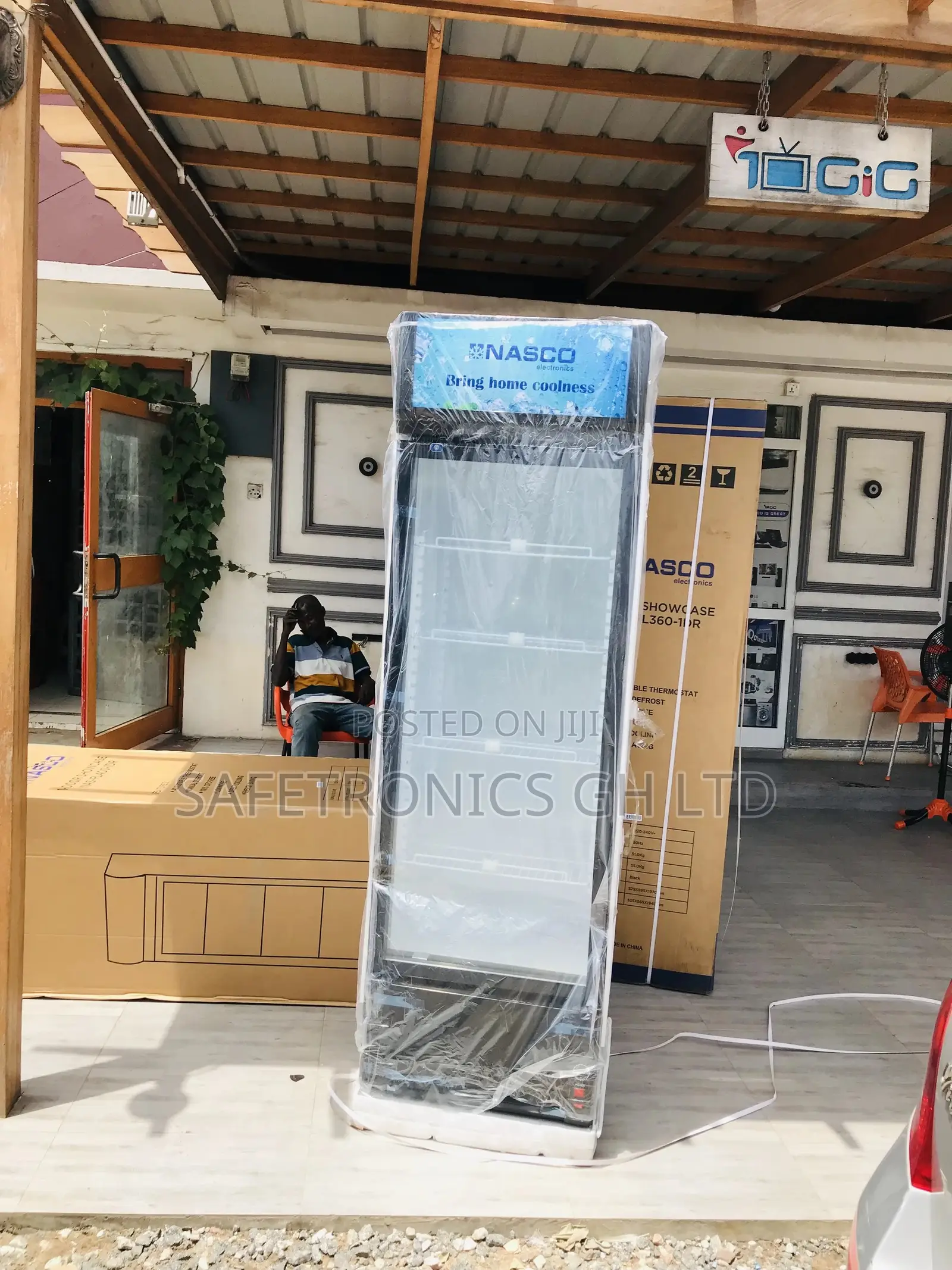 Display Nasco Glass Singledoor Nasfl360-1dr Fridge