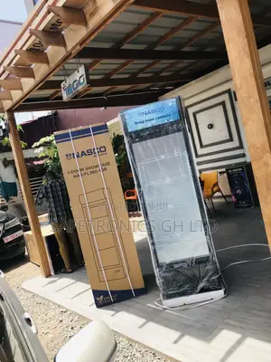 Display Nasco Nasfl400-1dr Glass Singledoor Fridge