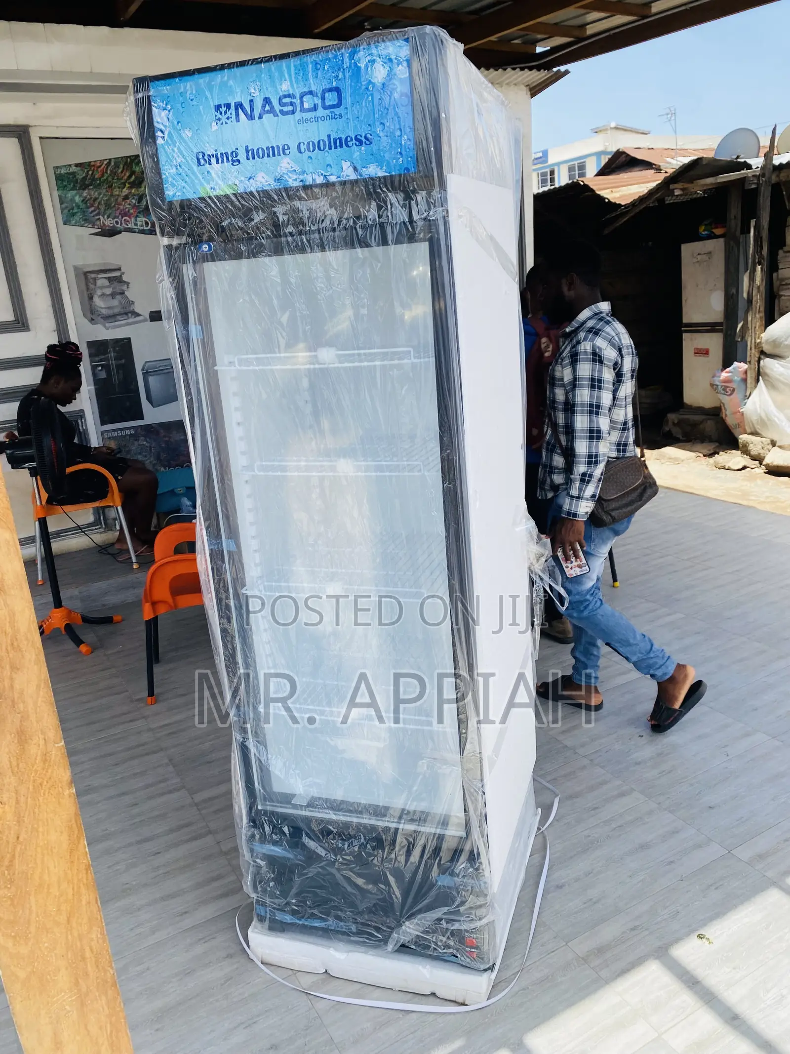 High Quality Nasco Single Door Display Fridge Nasfl360-1dr.