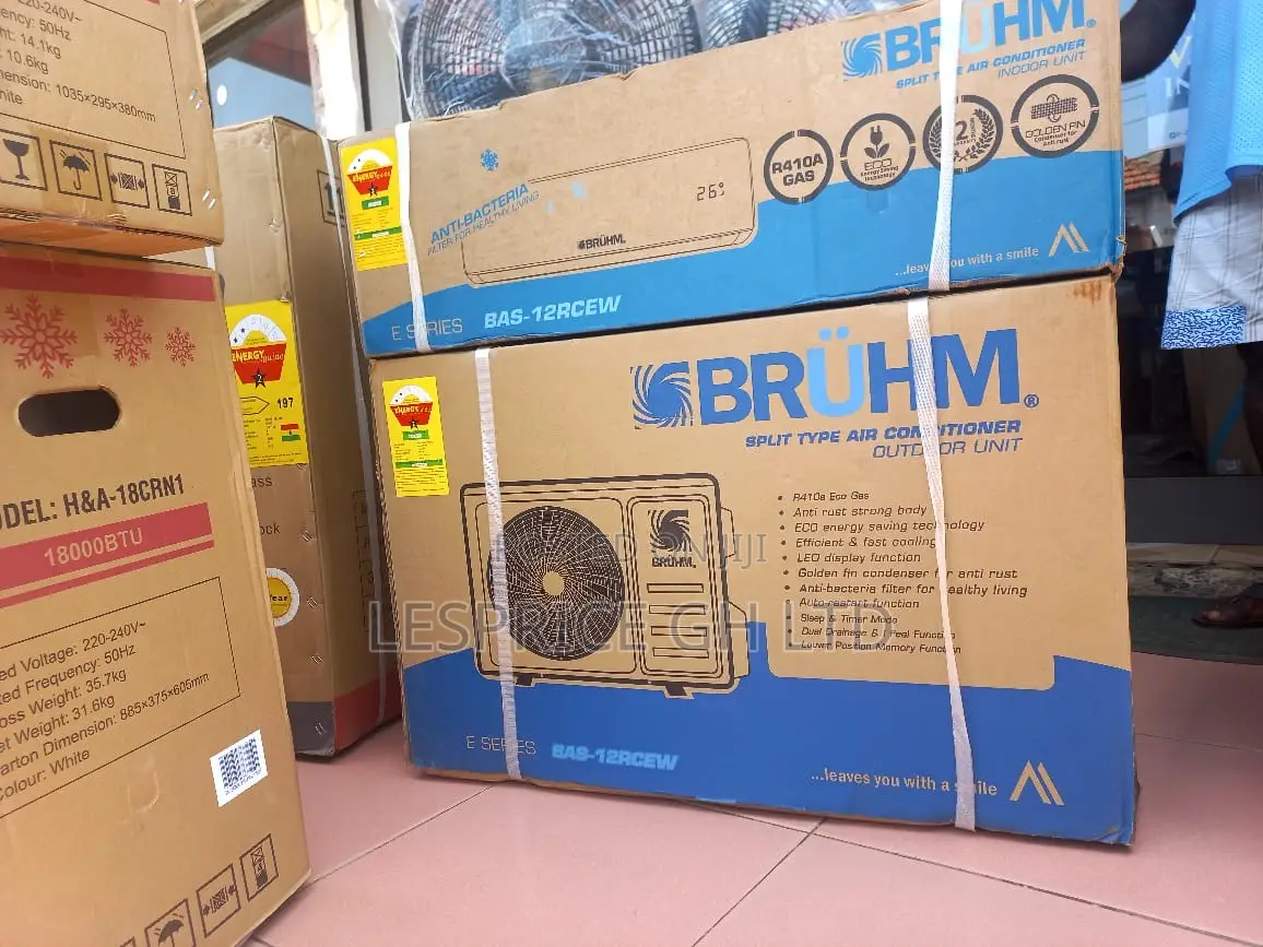 Bruhm~1.5hp Led Display Air Condition
