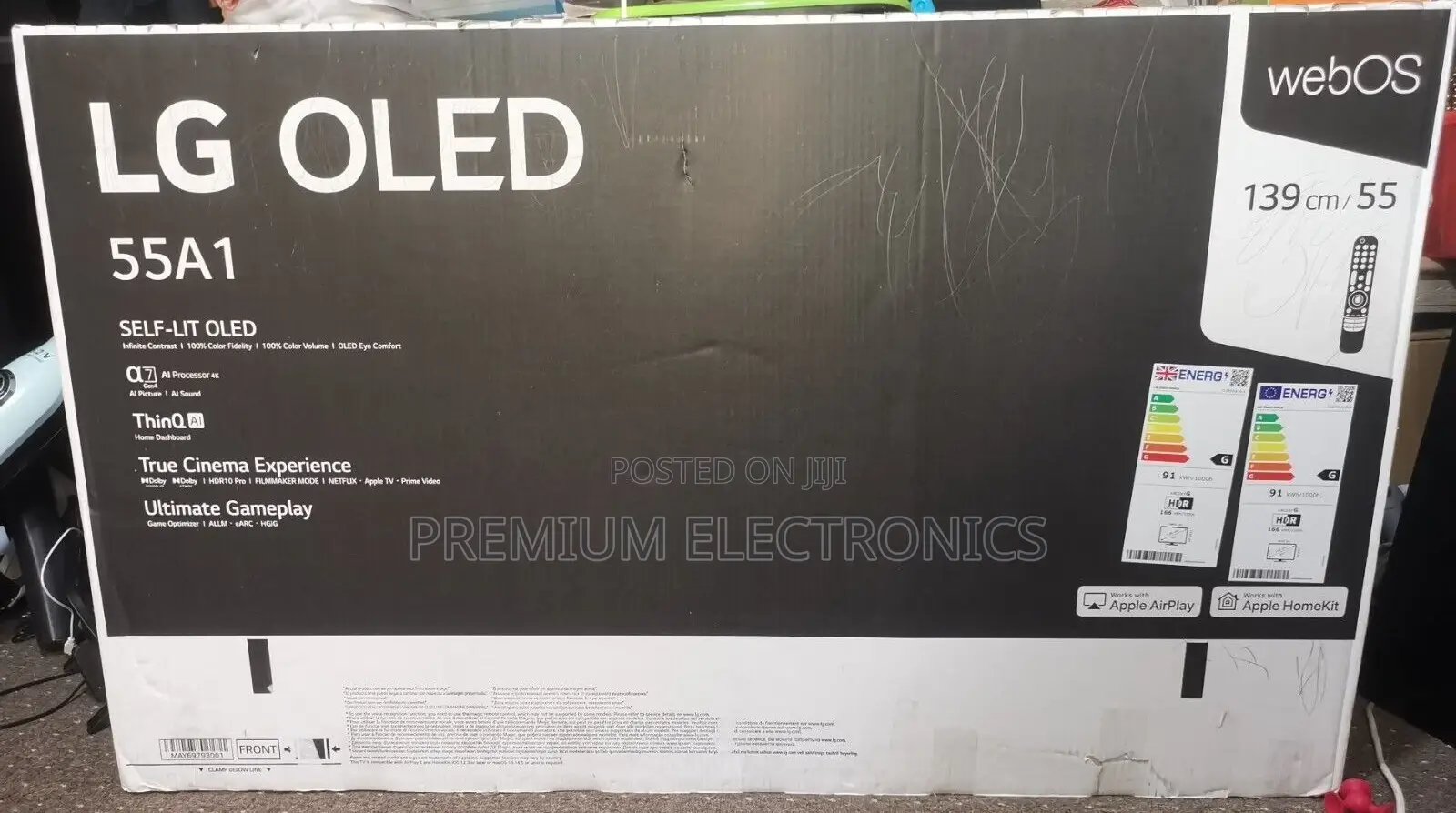 OLED | Voice Command | 55" Webos Thinq AI LG OLED55A1 TV