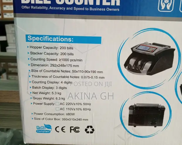 Money Bill Counting Machine Al6000 2