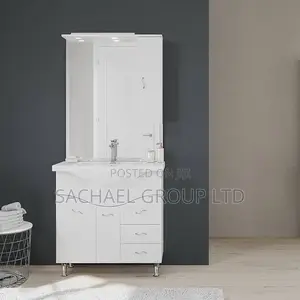 Standing Bathroom Cabinet With Mirror
