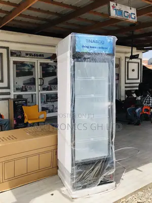 Glass White Nasco Display Nasfl360-1dr Singledoor Fridge