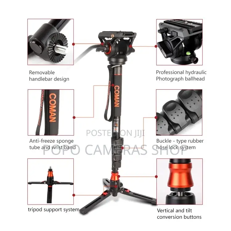 10kg Coman Professional Heavy Duty Monopod