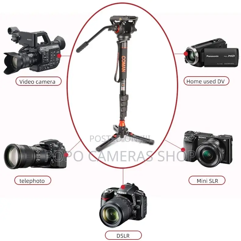 10kg Coman Professional Heavy Duty Monopod