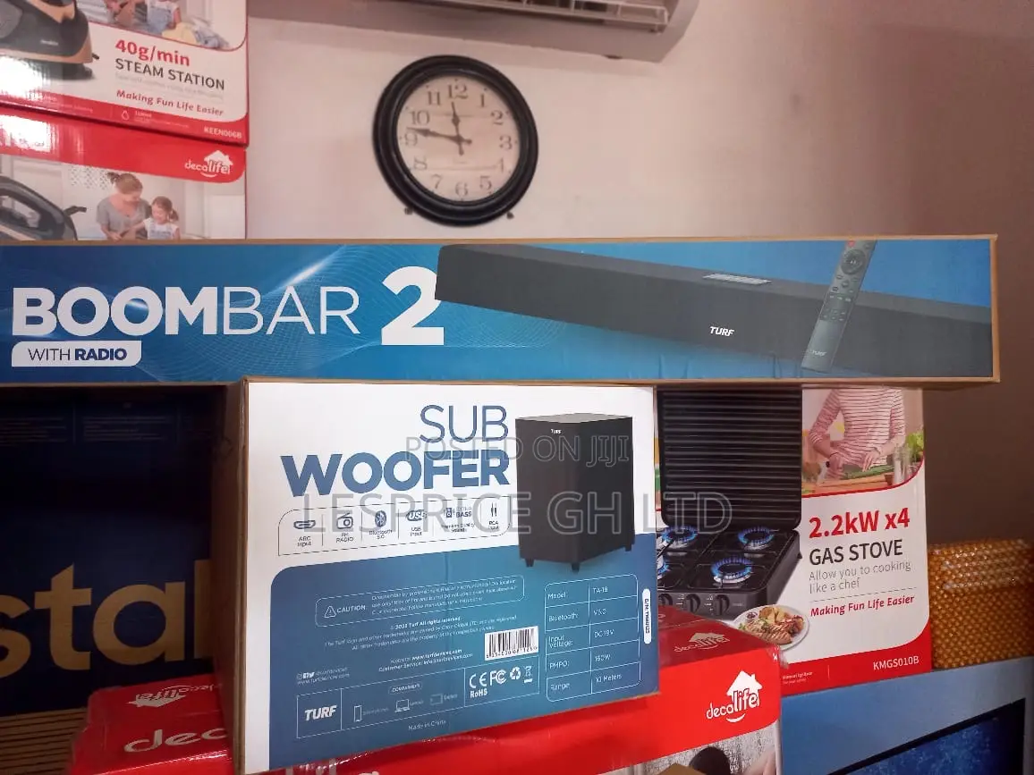 Sound Bar Durable Turf Boom Bar~Inbuilt Bluetooth