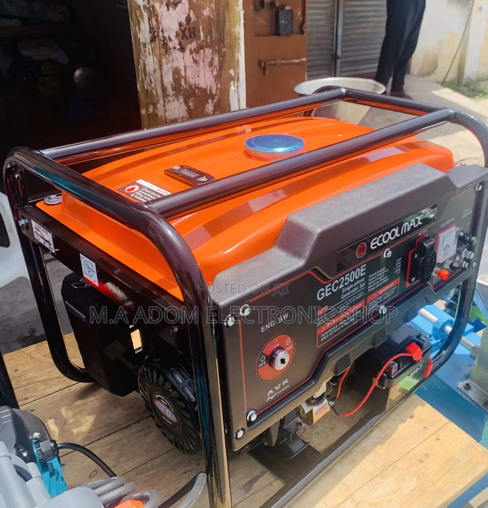 Affordable Ecool Max 2.0 Kilo Output Gasoline Generator.