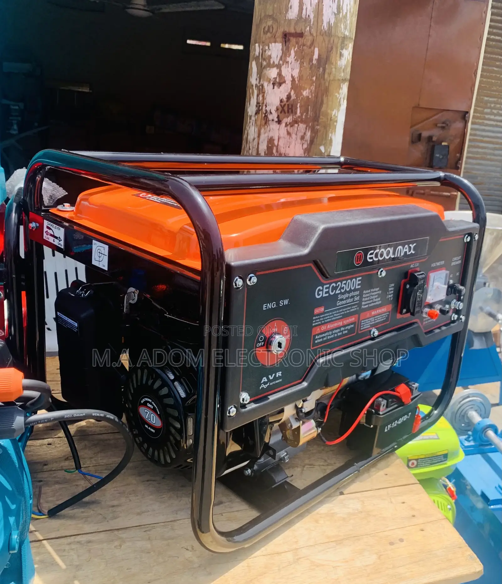 Sleek Design Ecool Max 2.0 Kilo Output Gasoline Generator
