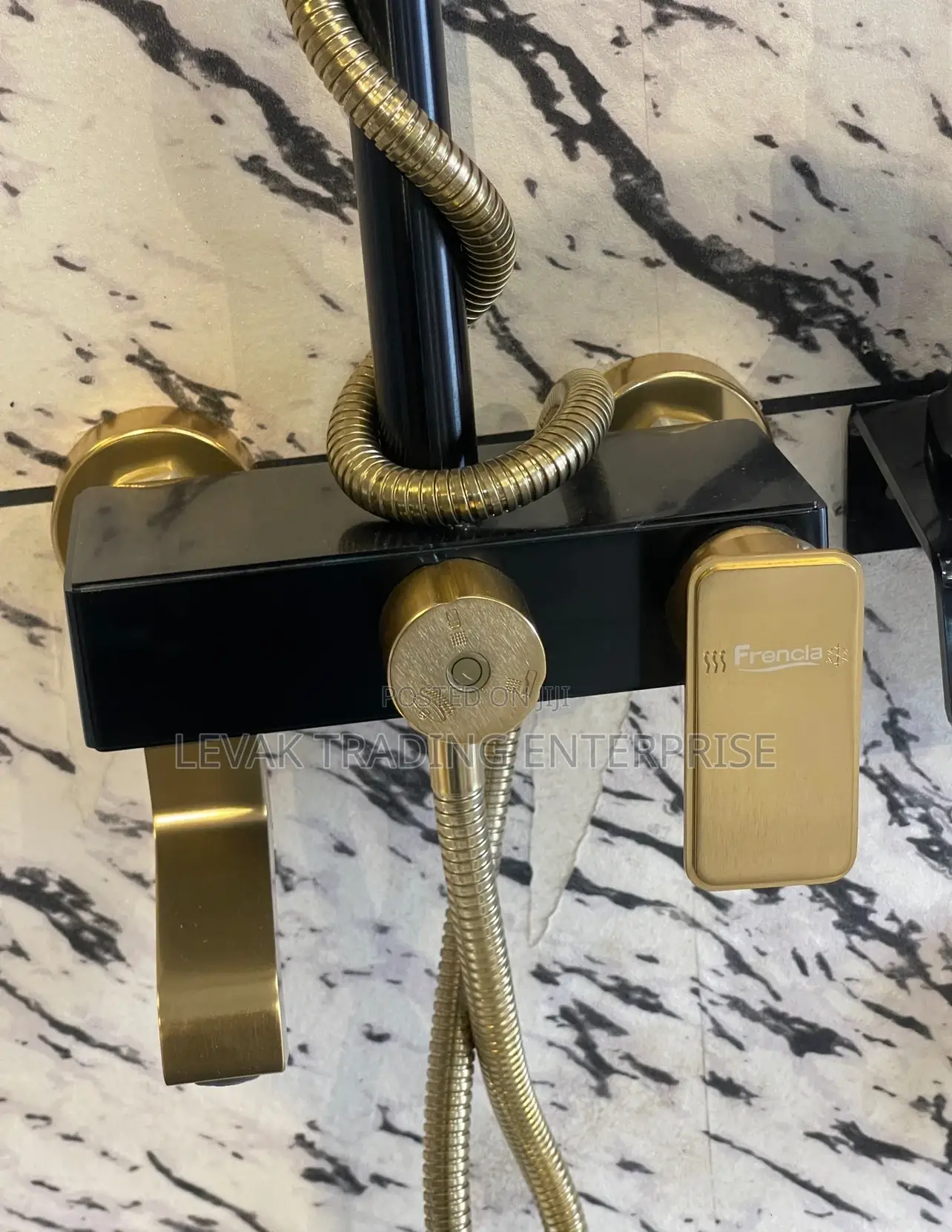 Gold Shower, Bathroom Accessories