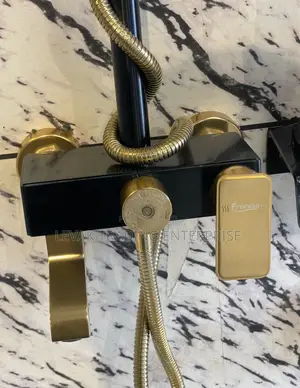 Gold Shower, Bathroom Accessories