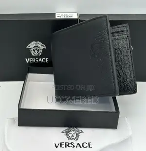 Versace Men’S Leather Wallet