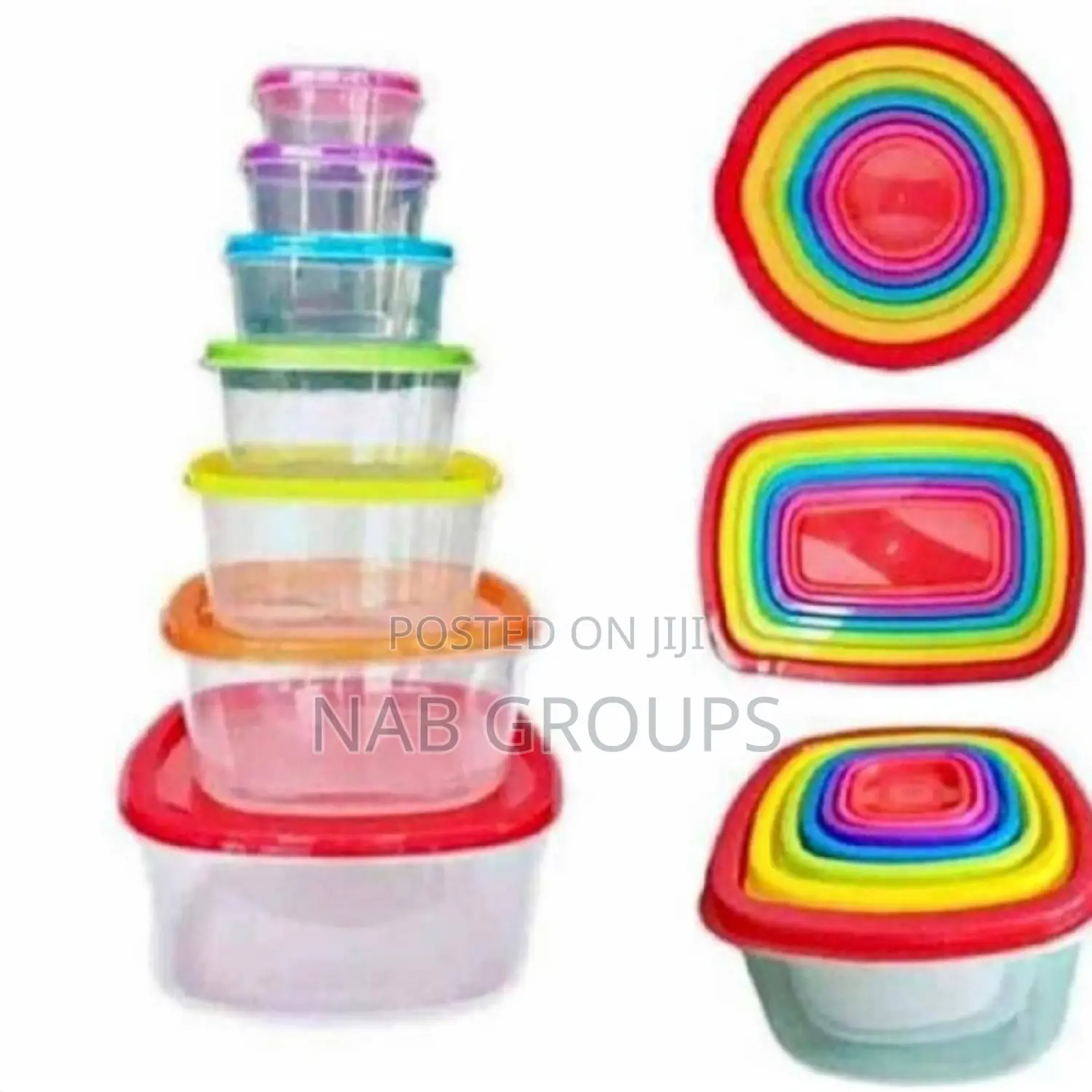 7pcs Food Containers