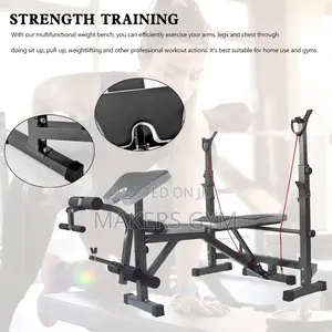Full Body Workout Adjustable Weight Bench Folding Bench Pres