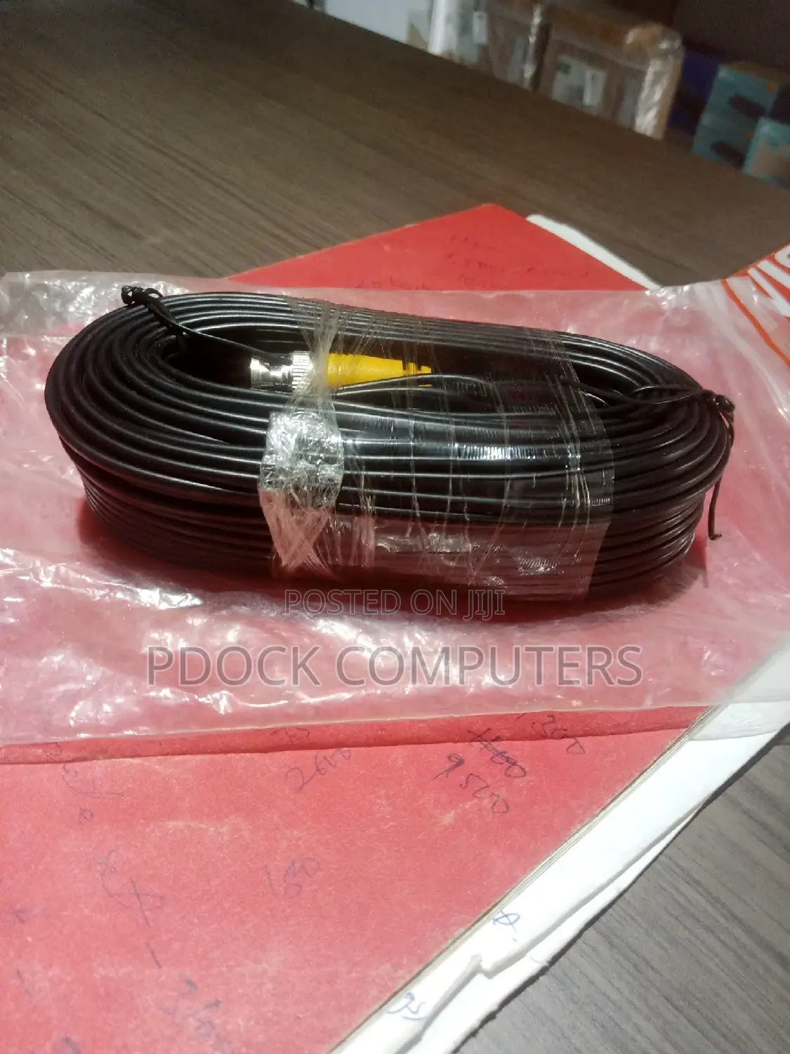 CCTV Cable Coaxial BNC Rg59 + Power Adaptor - 20m