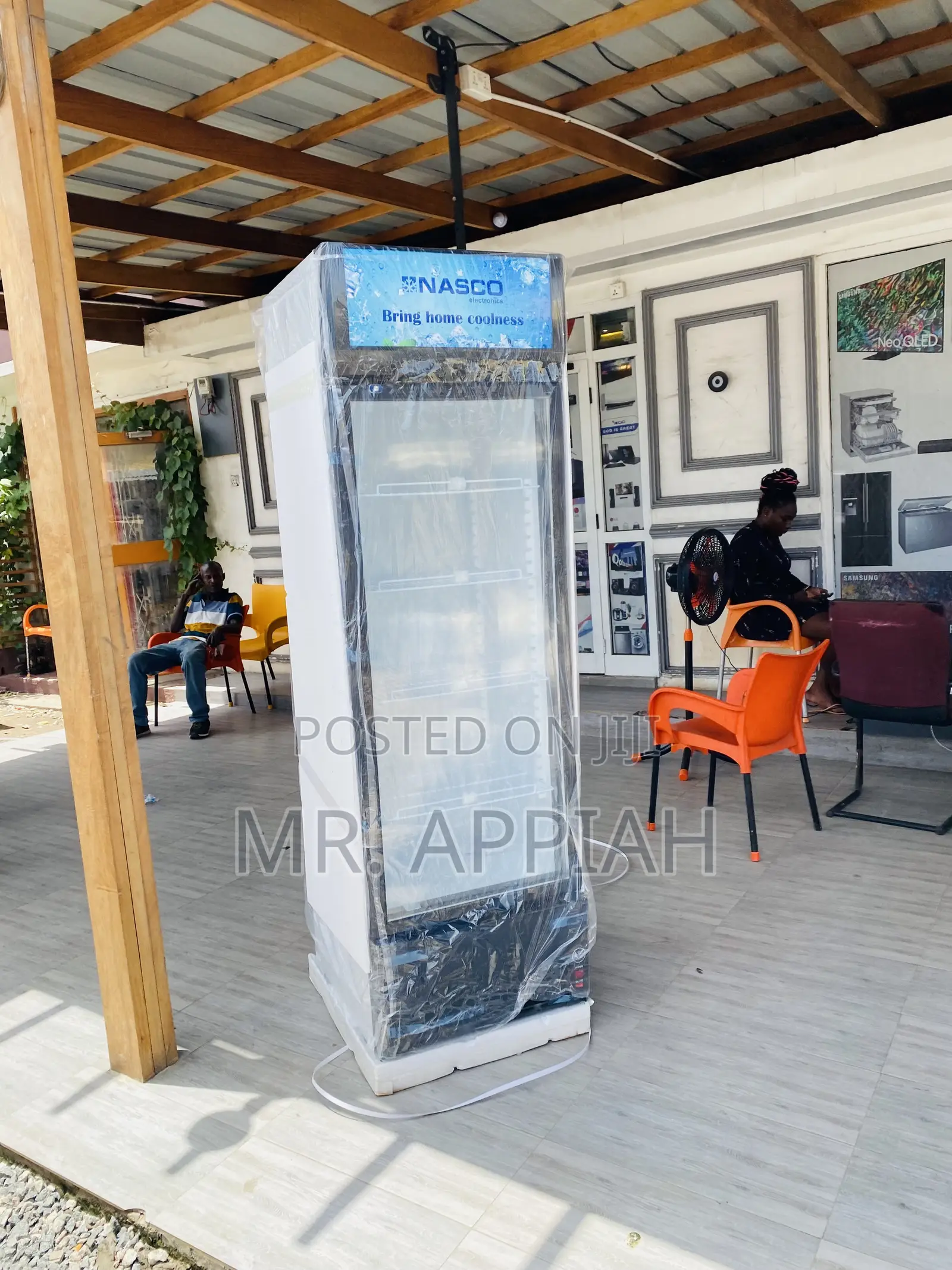 Fast Cooling Nasco Nasfl400-1dr 1 Door Display Fridge.