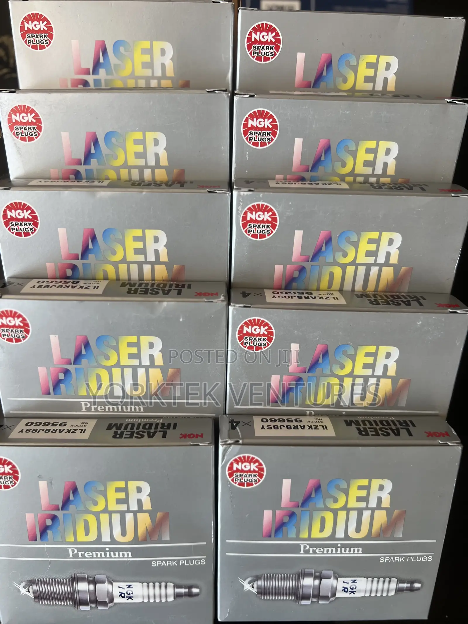 NGK 95660 Laser Iridium Sparkplugs -X4