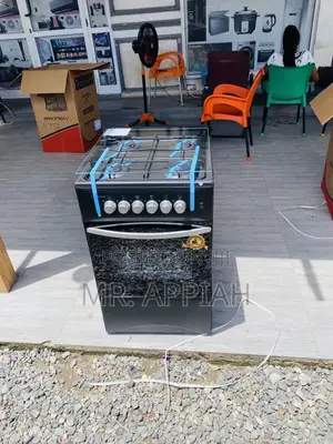 Shop Original Volcano(Black)50x50 4 Gas Burner + Oven.