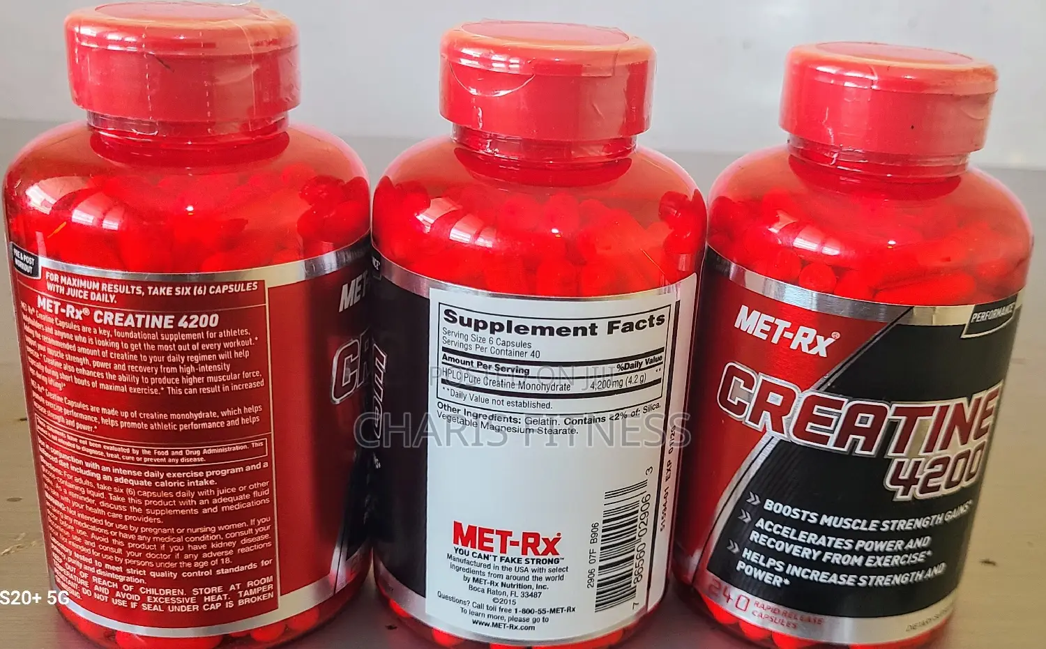 Creatine 4200 (240 Capsules Pre and Post Workout Formula)
